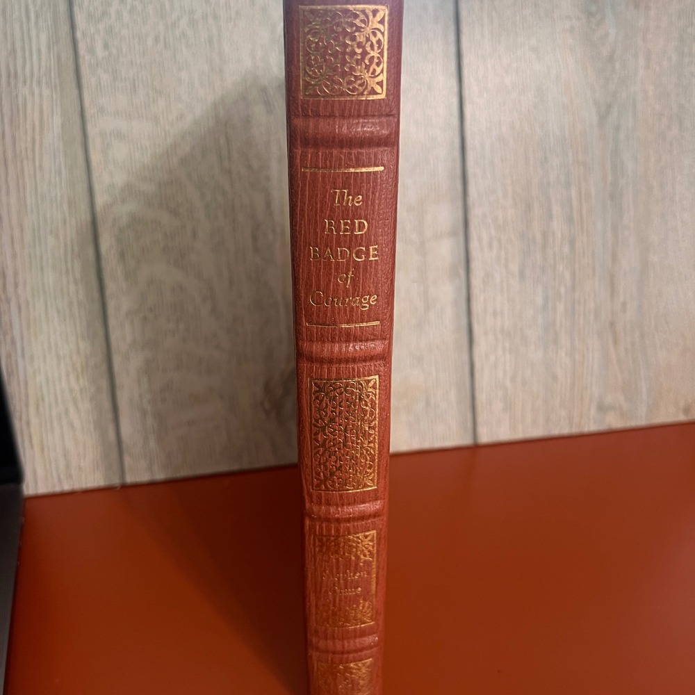 Easton Press The Red Badge of Courage Stephen Crane Leather Bound Gold Gilt Book
